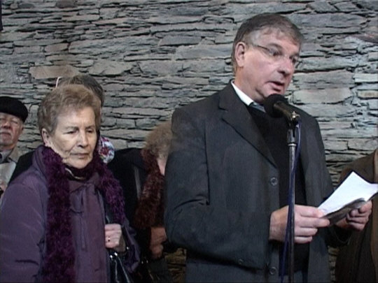 Joël Busson lors de son discours