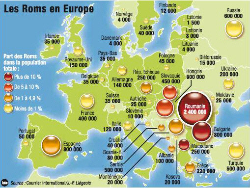 Les roms en Europe de nos jours